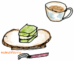 健康レシピの体に優しい手作りおやつ：チーズクリーム抹茶ケーキ