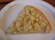 さつま芋の甘いピザ